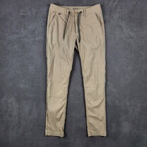 Roark Explorer Adventure Pants Mens 30x32 Khaki Hiking 4 Way Stretch Nylon Blend